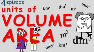 📏 Conversion UNITS of AREA VOLUME | ✅ 3 universal rules | square meter, centimeter, cubic kilometer