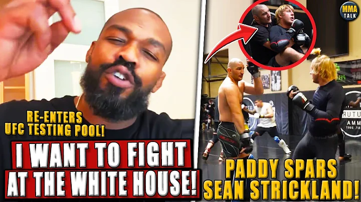 WTF?! Jon Jones RE-ENTERS UFC testing pool & TEASES return! FOOTAGE of Paddy SPARRING w/ Strickland