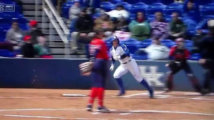 Kentucky softball's Erin Coffel hits home run vs. ...