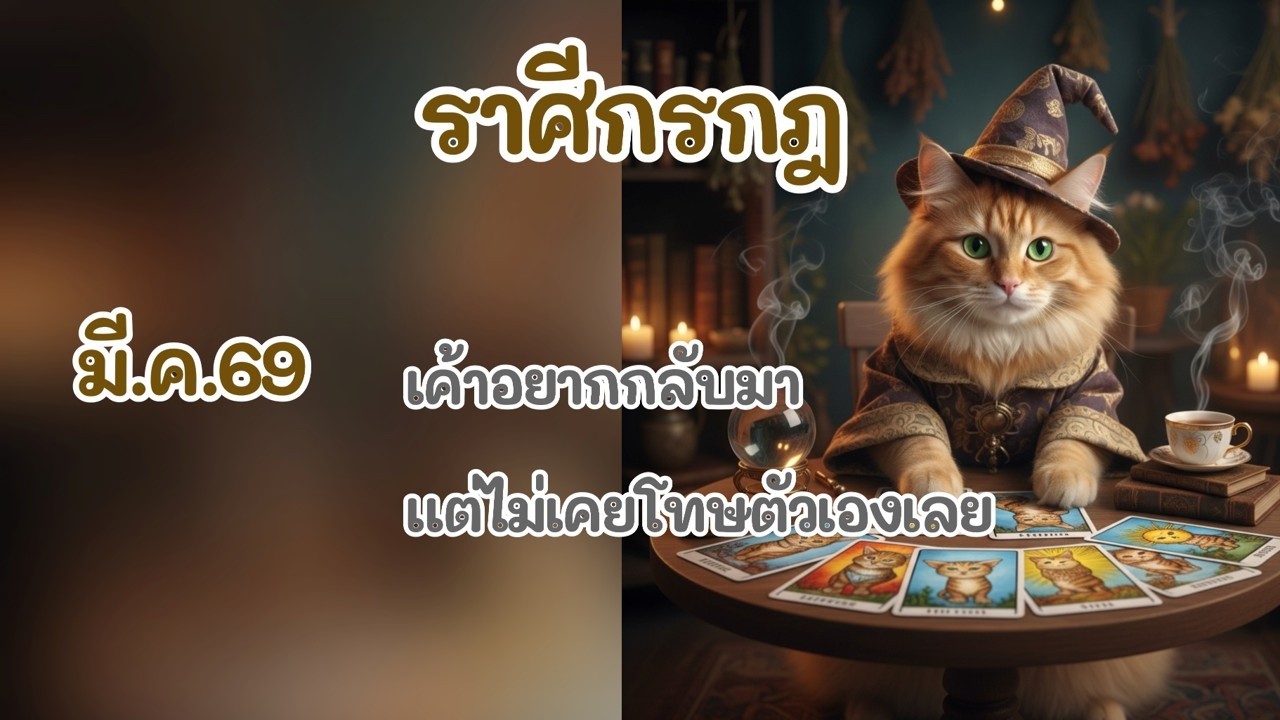 #ราศีกรกฎ มี.ค.69 : เค้าอยากกลับมา แต่ไม่เคยโทษตัวเองเลย