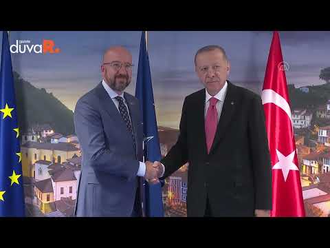 Cumhurbaşkanı Erdoğan, AB Konseyi Başkanı Michel ile bir araya geldi