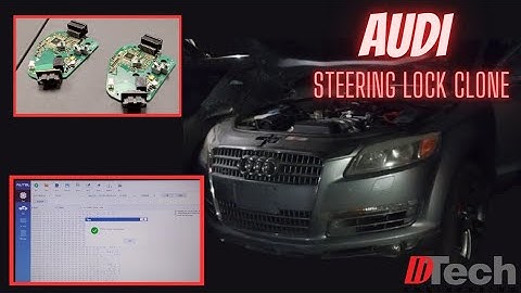 Installing Used Steering Lock w/Autel on 2007 Q7