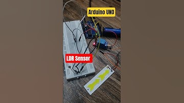 Arduino Uno ana LDR Dark Sensor #shorts