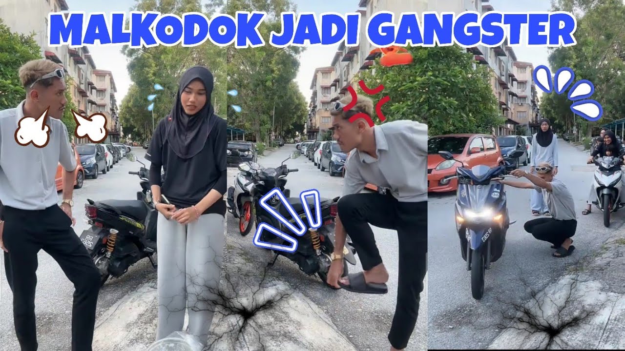 Malkodok jadi gangster...