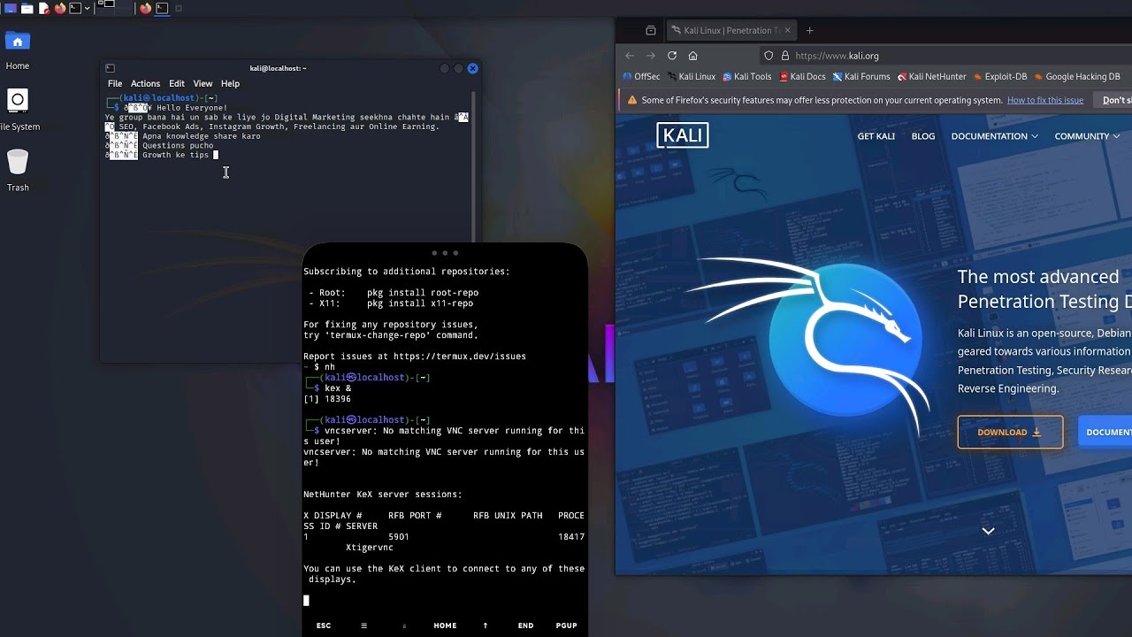 Ethical Hacking Session with Kali Linux - YouTube
