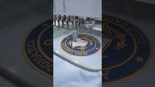 Captain Shirt Embroidery ASMR | Yacht Association Logo in Madeira