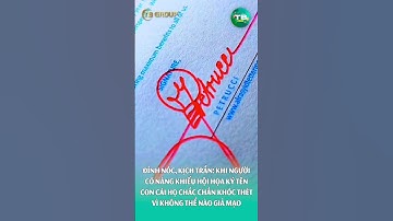 Chữ ký của ng giỏi hội họa | TB TREND #shorts #tingiaitri #giaitri