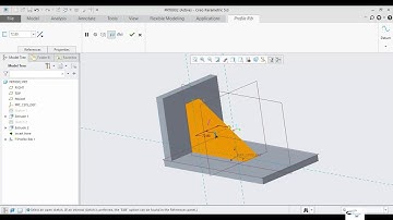 Draft , Rib Option in Creo Parametric