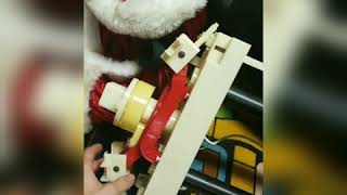 More stuff breaking and gemmy life size santa restoration