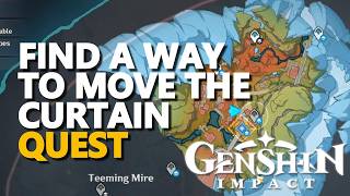 Find a way to move the curtain Genshin Impact