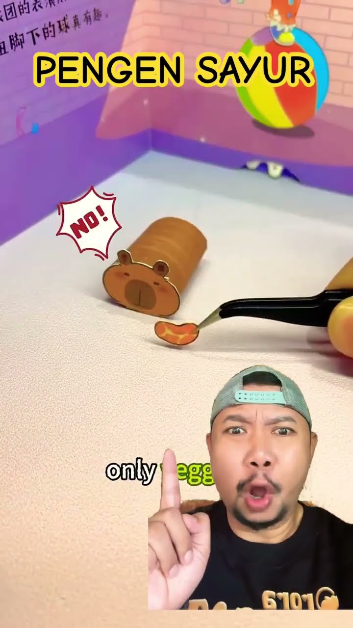 CAPYBARA SUKA SAYURAN!!!? #funny #shortsfeed #shorts