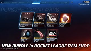 PORSCHE &amp; STAR WARS new bundles in rocket league item shop