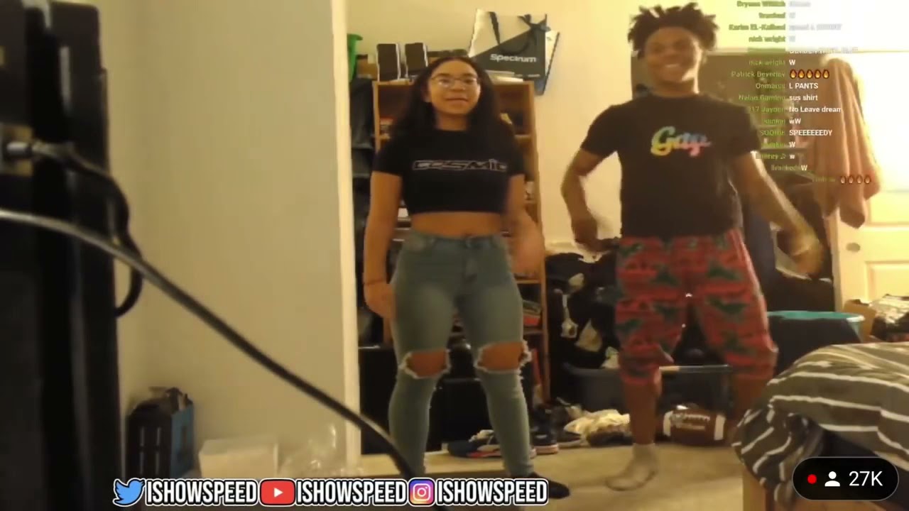 Ishowspeed Smacks Ex Girlfriend Dream Ass 🍑 On Stream Youtube