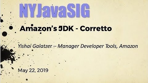 NYJavaSIG 20190522 Amazon