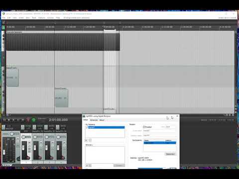 sent midi between network using rtpMIDI : sender side