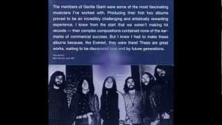 GENTLE GIANT -- Under Construction - 1997 -- CD1 Entirely Unreleased Material