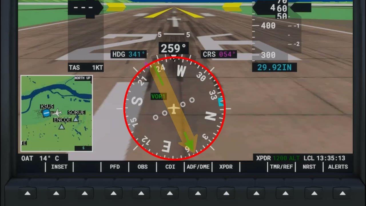 Garmin G1000 Horizontal Situation Indicator (HSI) YouTube