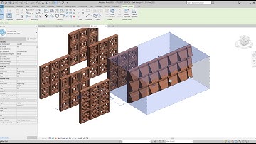 [Curtain Wall Family Revit] - Clay Ventilation Jali Block