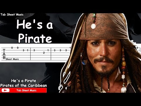 Pirates of the Caribbean Theme - He's a Pirate Guitar Tutorial