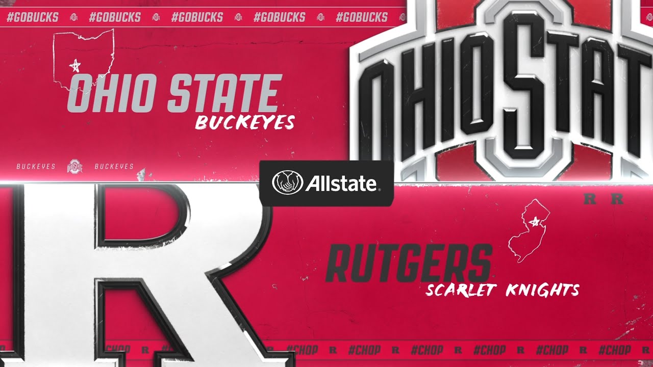 The Ohio State Buckeyes at Rutgers Scarlet Knights - YouTube