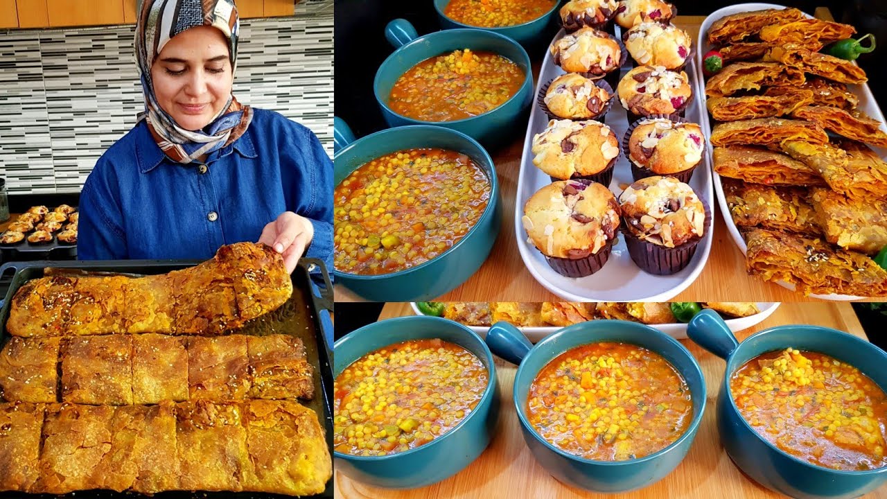 التكرميلة والبنة ديال بالصح 🤗وصفات بين المالح والحلو تهنيك من التخمام/ مسمن الشحمة في الفران