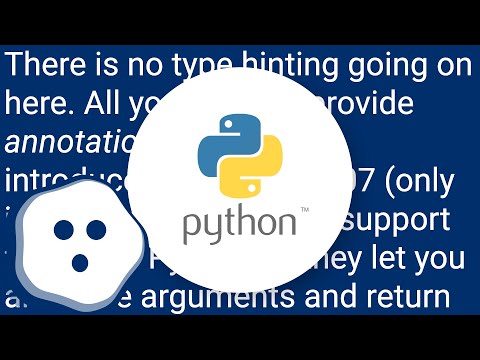 How / why does Python type hinting syntax work?