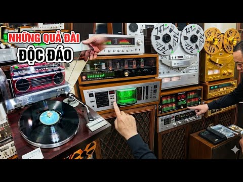 QUẢ ĐÀI CỰC ĐỘC ĐÁO Của Ông Chủ Khéo Tay Có tiếng Chợ Đồ Cũ Vạn Phúc #docuhanoi