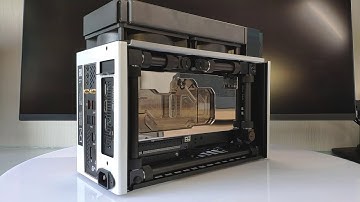 Louqe Ghost S1 water cooling kit (A4 ITX) Ryzen 3950x testing