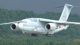 Japan Air Force Kawasaki C-2 Landing Kuala Lumpur 川崎 C-2