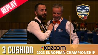 3 Cushion  European Championship Antalya 2023   Dick JASPERS  (NED) vs Berkay KARAKURT (TUR)