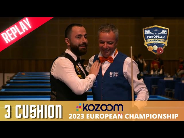 3 Cushion - European Championship Antalya 2023 -  Dick JASPERS  (NED) vs Berkay KARAKURT (TUR) class=