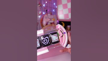 💕 super cute #pink pixel display #divoom times gate ✨  #unboxing #kawaii