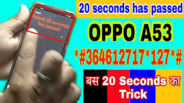 Oppo A53 hard reset forgot password || CPH2127 hard reset without box without PC New Trick | Nov2022
