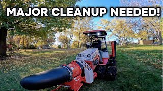 This FALL Cleanup Is SO Satisfying!