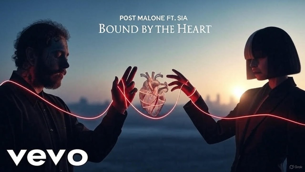 Post Malone ft. Sia - Bound by the Heart ( Lyrics Video )