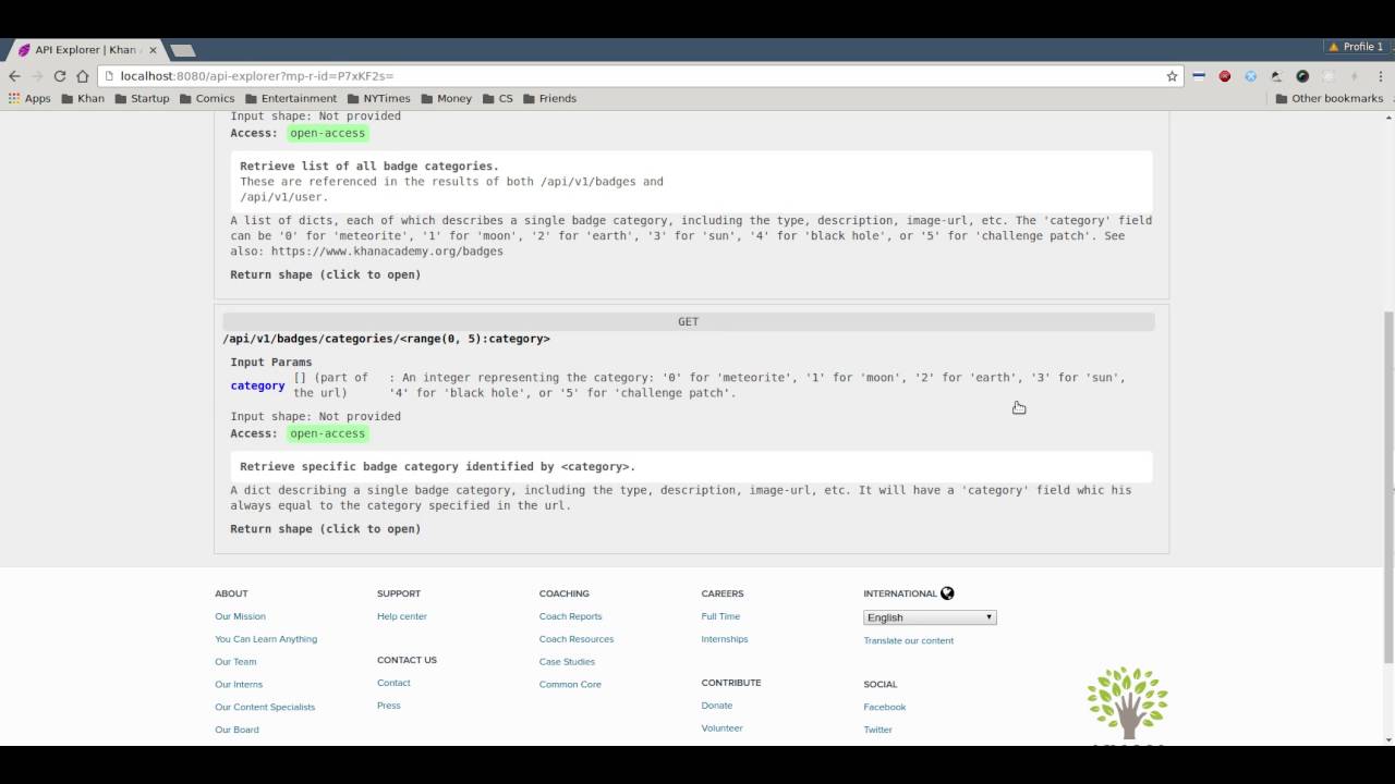 api explorer - YouTube