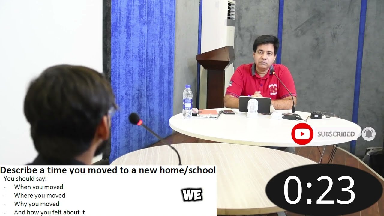 IELTS Cue Card - Describe A Time you Moved To A New Home Or School