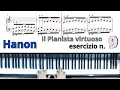 HANON il Pianista Virtuoso Es. n.9 (108 bpm) 🎹 per Migliorare la Tecnica Pianistica 🚀#hanon
