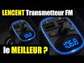 Lencent Transmetteur FM Bluetooth: Universel et Facile !