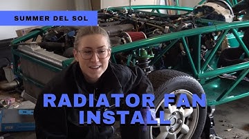 Exocet Radiator fan install