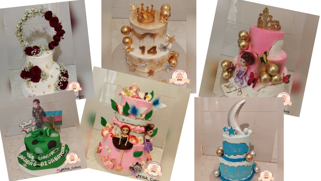Özəl ad günü tortların hazırlanması/ 2 - 3 mərtəbəli Tortlar / Супер ...