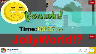 Jollyworld Game Trying out random levels
