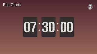 7 Hour 30 Minute Timer ⏱️ Rose Gold Flip Clock | Full sleep Timer - ChronoFlow screenshot 3