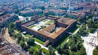 Various places in Milan | Drone video | DJI Mini 2