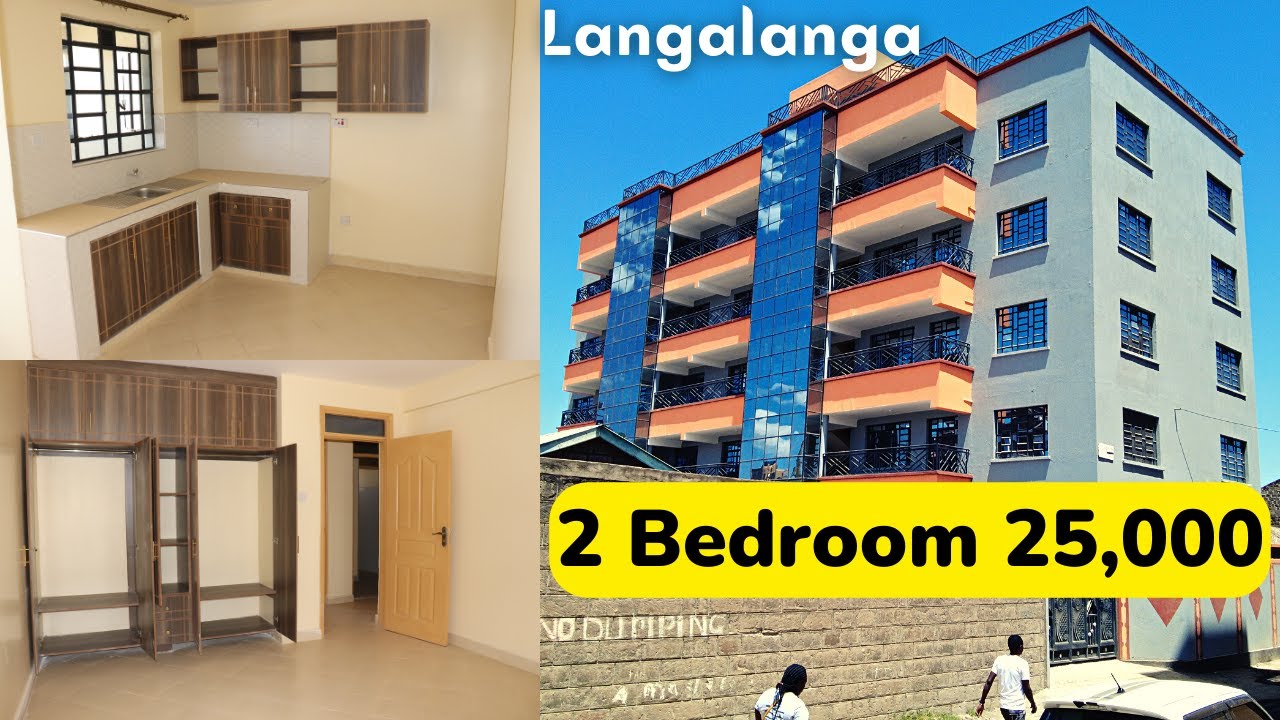 Inside a New Apartment with Two Bedrooms in Langalanga Nakuru City