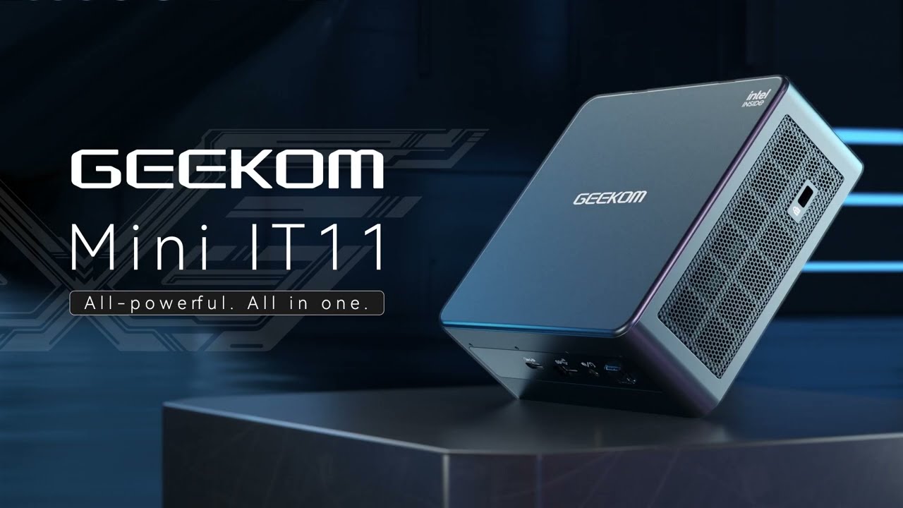 GEEKOM Mini PC Mini IT11,Intel Core i5-1155G7 Mini Computers (8 Threads,Up  to 4.5 GHz),16GB DDR4/512GB M.2 SSD Windows 11 Pro Small Desktop