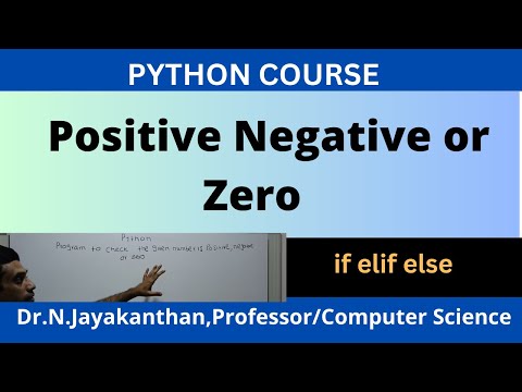 Python Program to Check if a Number is Positive, Negative, or Zero!"