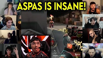 Valorant Streamers Reacts To MIBR Aspas Insane SHOT Against G2 & G2 JAWGEMO Reaction To it