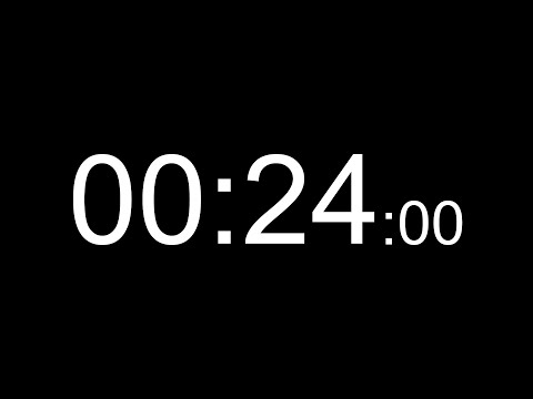 24 Second Timer (Sound Alert, Millisecond) | 24 Saniye Sayaç (Sesli Uyarı, Salise)