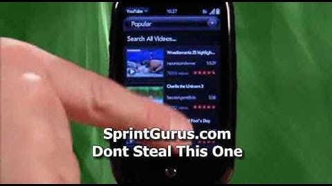 SprintGurus.com Exclusive - Palm Pre Gestures Podcast